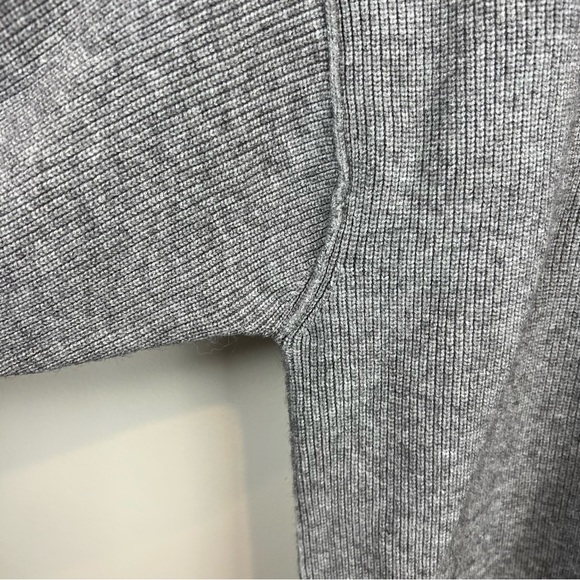 New Free People Softly Structured Oversized Tunic Sweater Heather Gray in Med - Picture 6 of 9